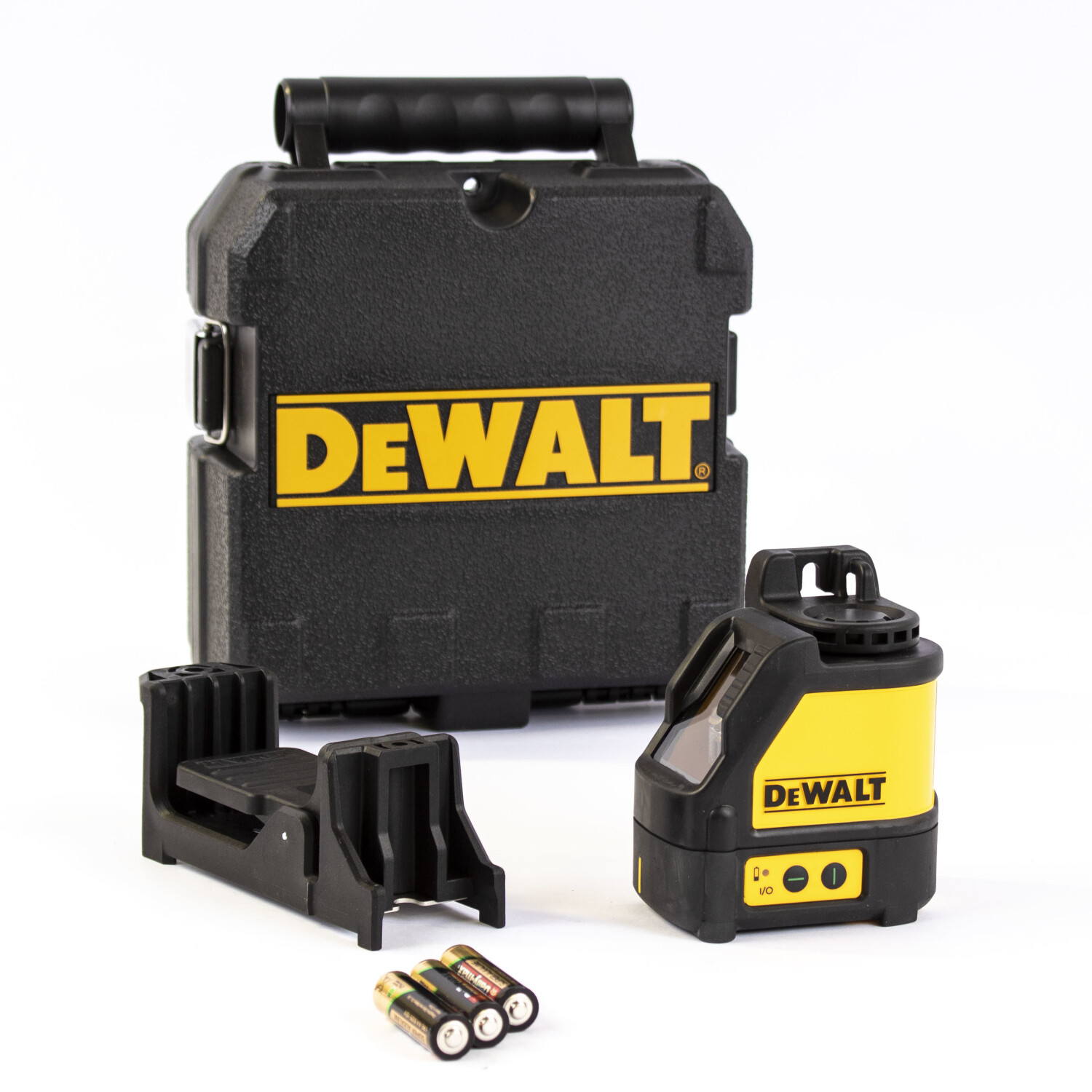 DeWalt DW088CG-XJ Green Beam Self Levelling Cross Line Laser Level Kit