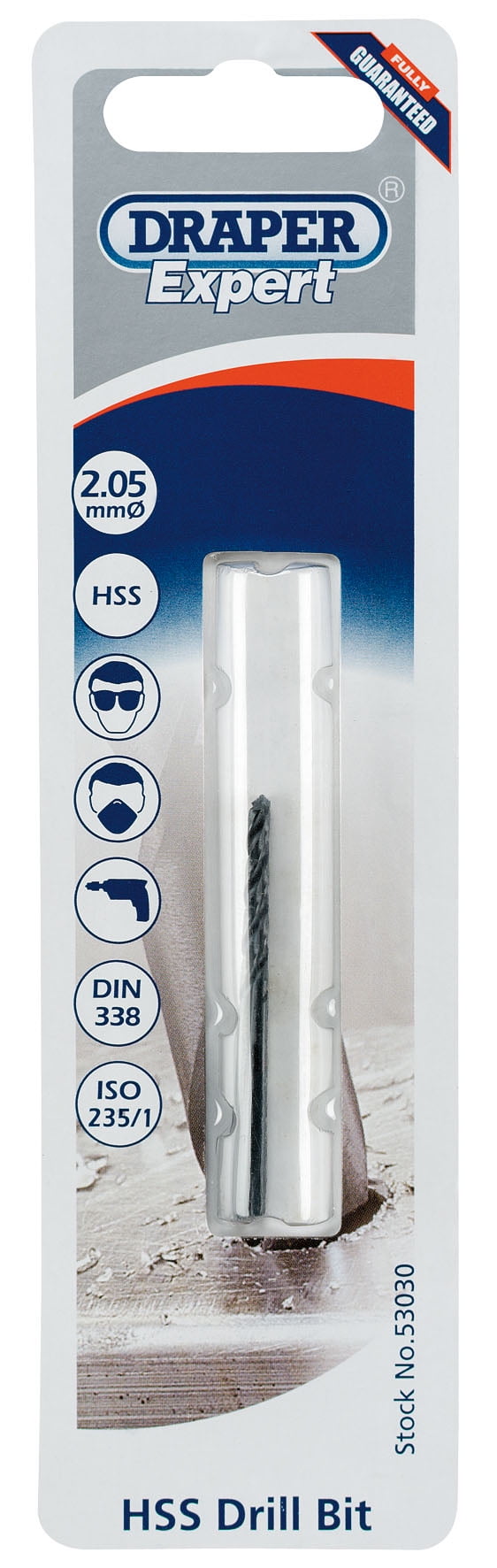 Draper 53030 HSS Twist Drill for 25 x 045 Taps 205mm 181mm