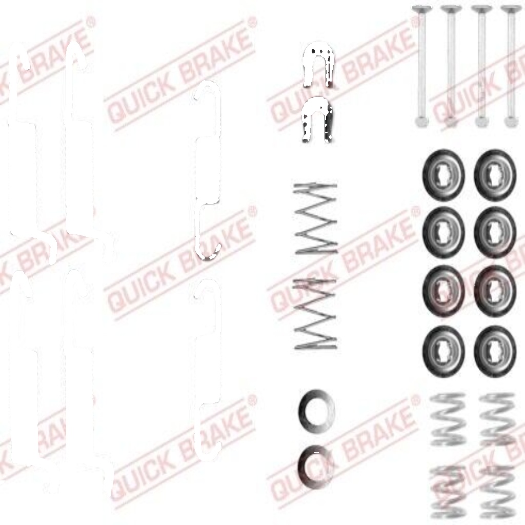 Rear QUICK BRAKE 105-0821 Accessory Kit, parking brake shoes for MITSUBISHI