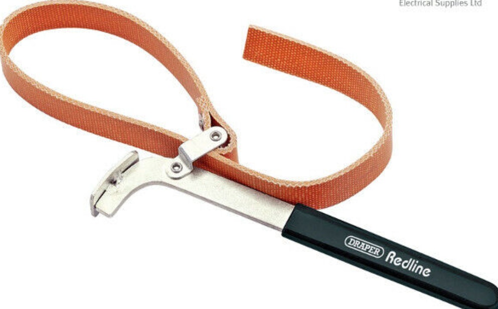 Draper 68813 Draper Redline Oil Filter Strap Wrench 100mm