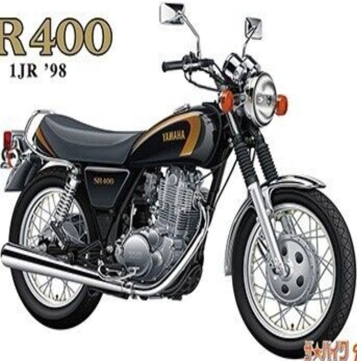 1:12 Scale Aoshima Yamaha 1JR SR400 ’98 Model Kit