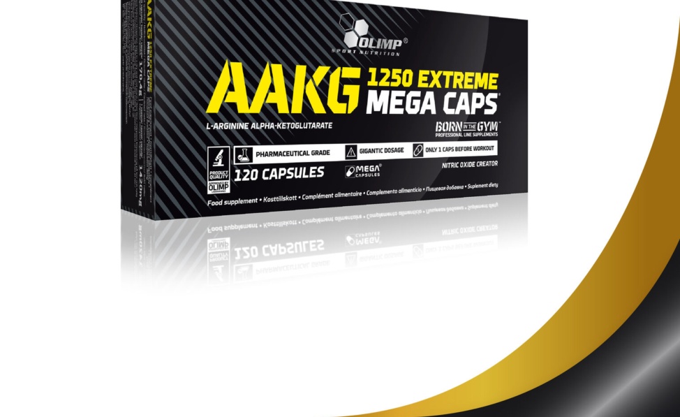 OLIMP AAKG 1250 EXTREME nitric oxide booster L-arginine 120 MEGA CAPS