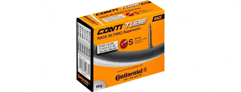2x Continental RACE 700c Inner Tubes XL 60mm Presta Valve + BALDYS TYRE LEVERS
