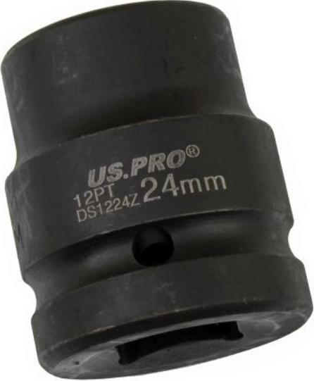 US PRO Tools 24mm 3/4"" DR 12 Point Impact Socket 3717