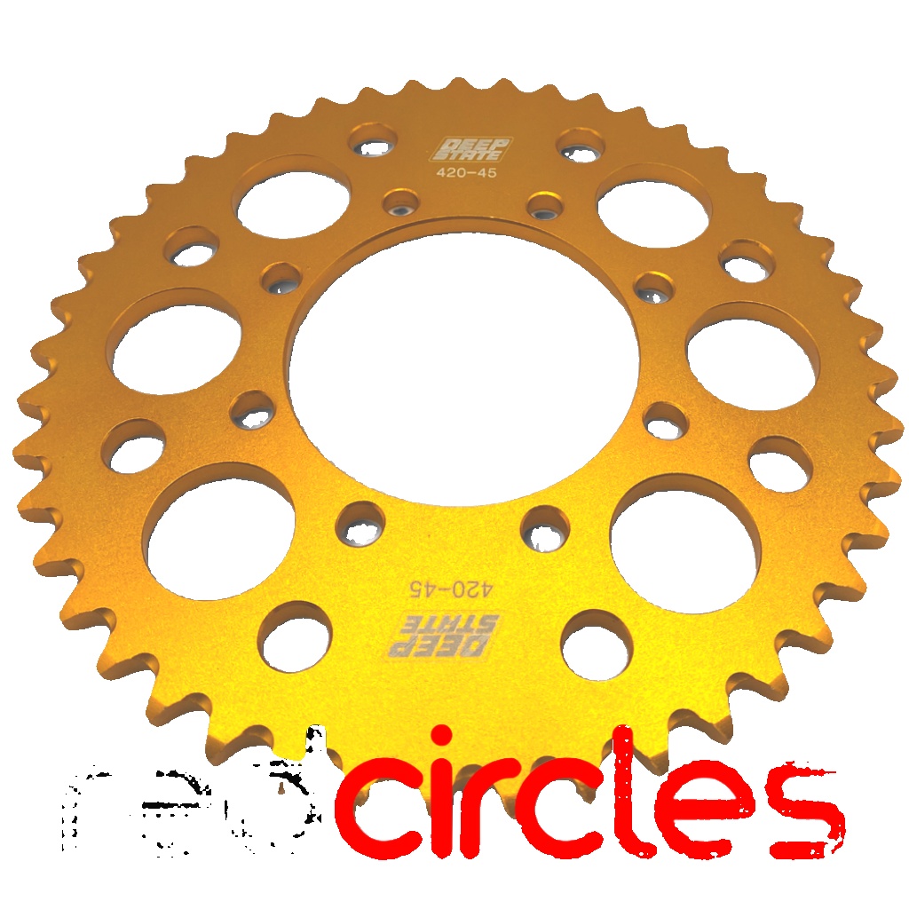 GOLD 45 TOOTH DEEP STATE 420 SDG PIT BIKE REAR SPROCKET Fit 160cc 190cc PITBIKES