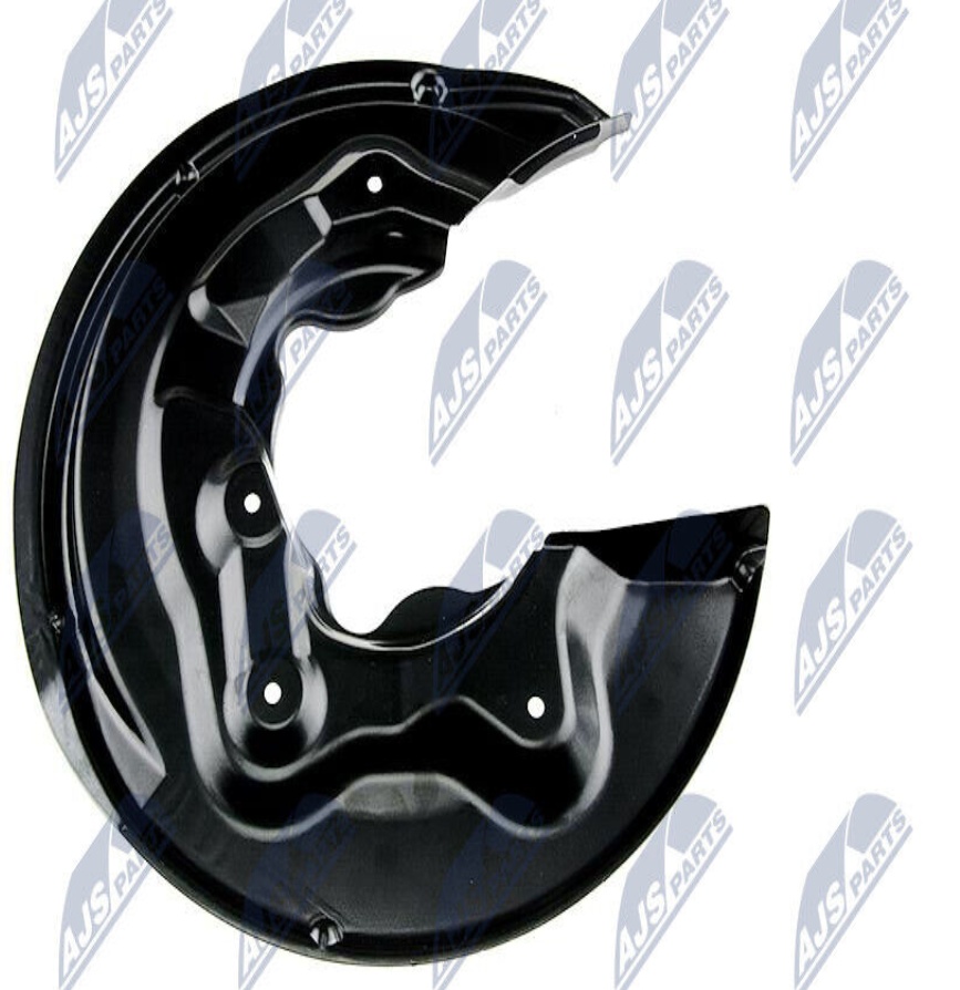 Brake disc cover Rear Axle Left Zinc-coated HTO-VW-044 NTY for VW AUDI SKODA