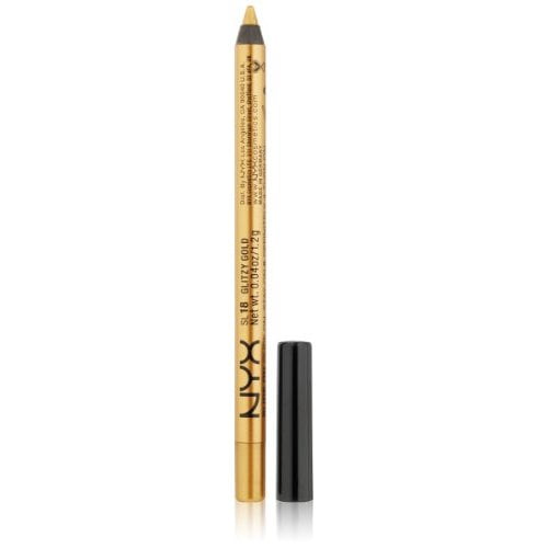 NYX Slide On Glide ON Stay On Waterproof Extreme Colour Lip Liner |Glitzy Gold |