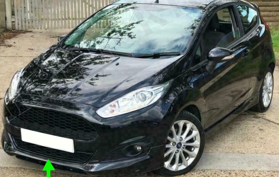 FRONT BUMPER LOWER FOG LIGHT COVER GRILLE FOR FORD FIESTA MK7.5 Facelift 13-2017