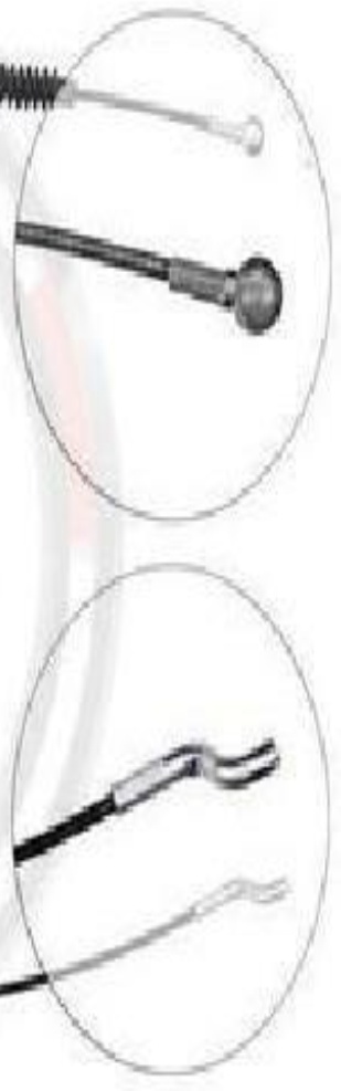 Handbrake cable Disc Brake K13826 A.B.S. for VW TRANSPORTER Mk V Van