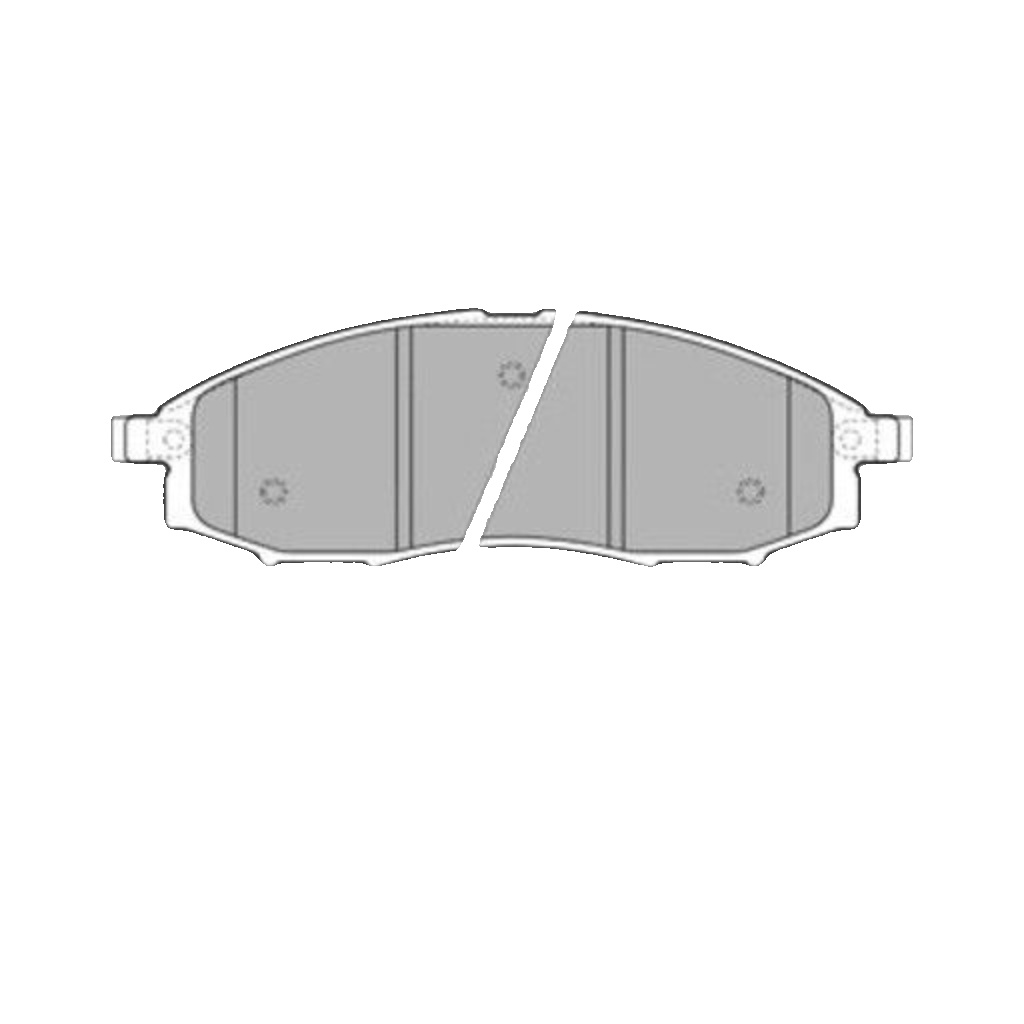 LP1772 DELPHI Brake Pad Set, disc brake for DONGFENG (DFAC),NISSAN,NISSAN (ZHENG