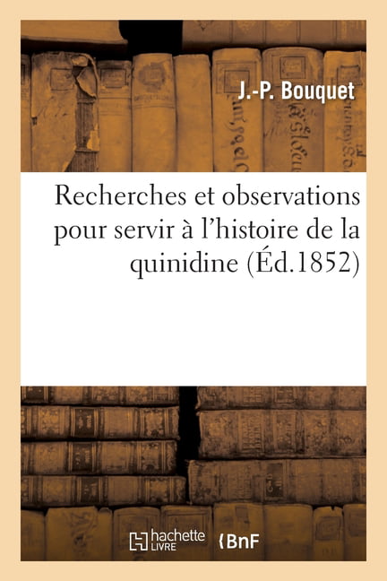BOUQUET-J-P - Recherches et observations pour servir  l'histoire de l - X555z