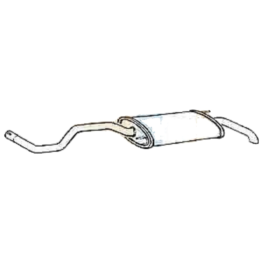 Klarius VW563H Exhaust Rear Box Polo 1.4                 99-01