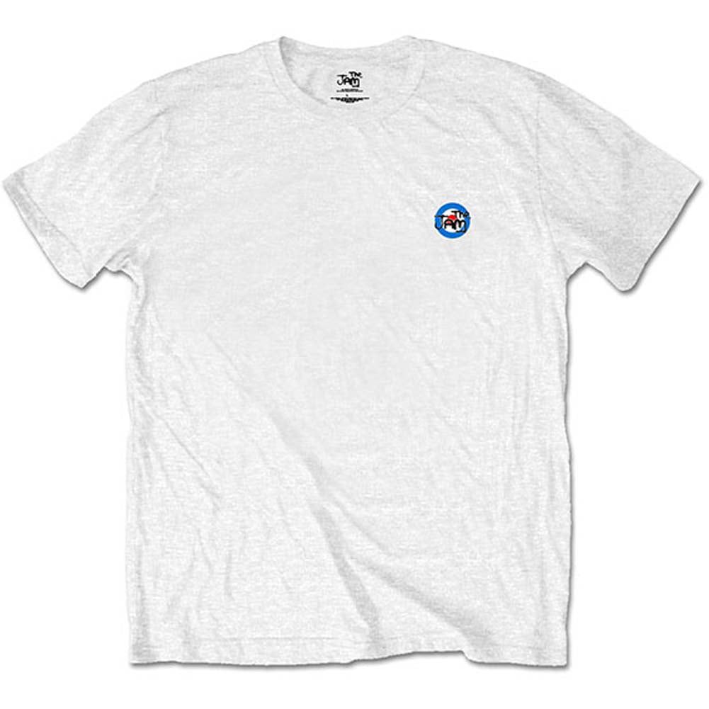 Jam White Target Band Logo T Shirt Small