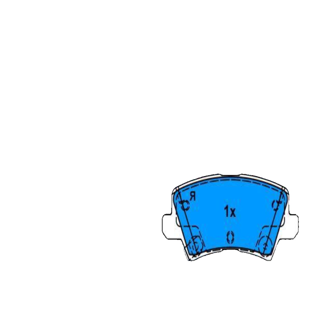 ATE 13.0460-5504.2 Brake Pad Set, disc brake for KIA