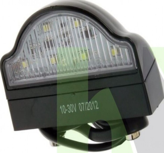 x 2 LED Number Plate Light Trailer, 12v/ 24v, Universal, Lamp, Maypole, Trailers