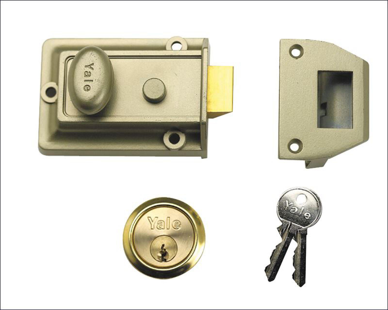 Original Yale Locks - P77 Traditional Nightlatch 60mm, Brasslux, P-77-BLX-PB-60 - Image 6