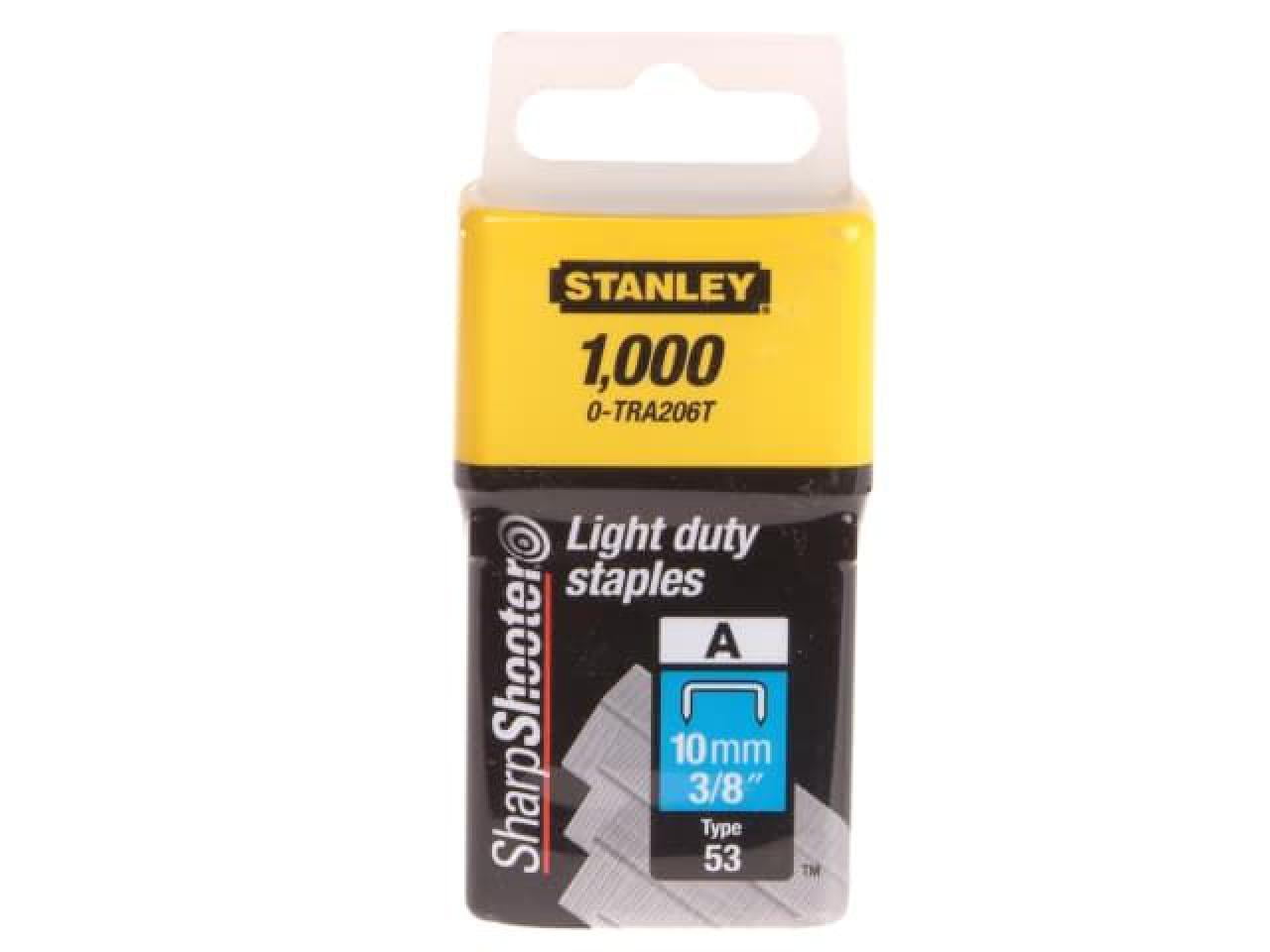 STANLEY® TRA2 Light-Duty Staple 10mm TRA206T (Pack 1000) STA0TRA206T - Image 3