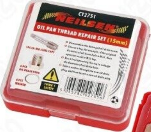 M15 X 1.5MM Oil Pan Thread Repair Kit Set Sump Oil Drain Plug Repair Kit Garage