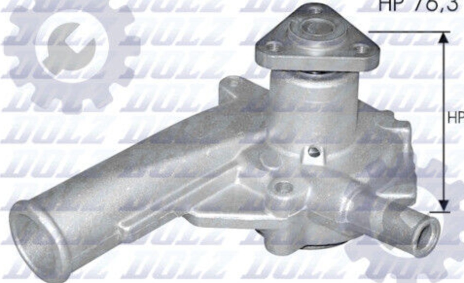 DOLZ F147 Water Pump, engine cooling for FORD