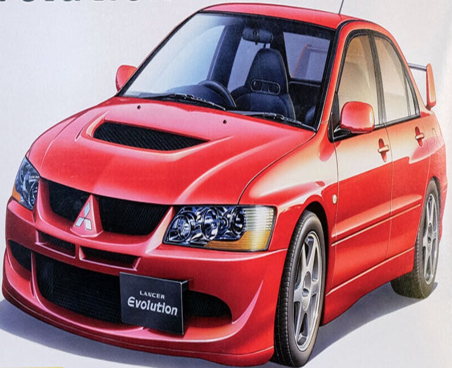1:24 Scale Fujimi Mitsubishi Lancer Evolution VIII GSR – Evo 8 Model Kit - UK