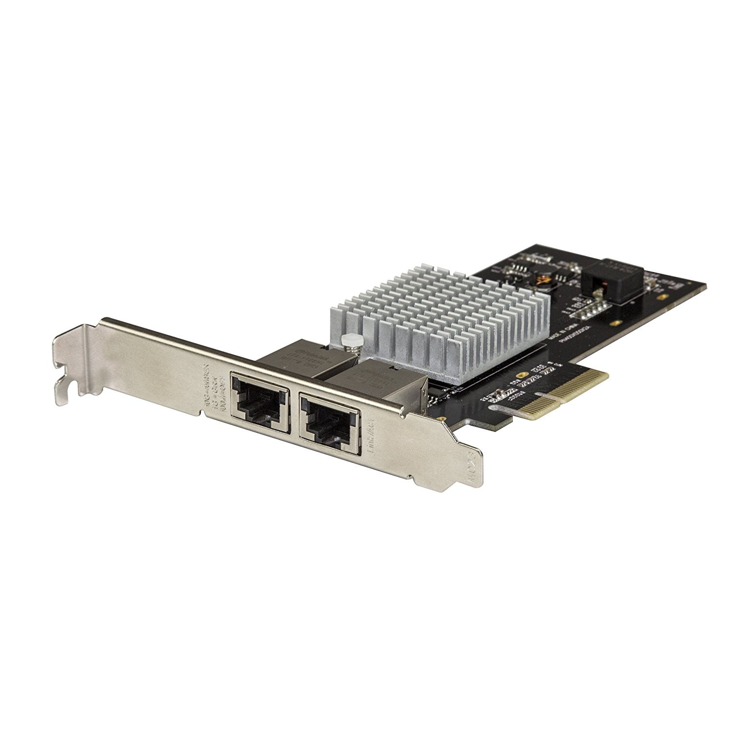 Startech.com Dual Port 10G Pcie Network Adapter Card - Intel-X550at 10Gbase-T & Nbase-T Pci Express Network Interface Ad 065030874502