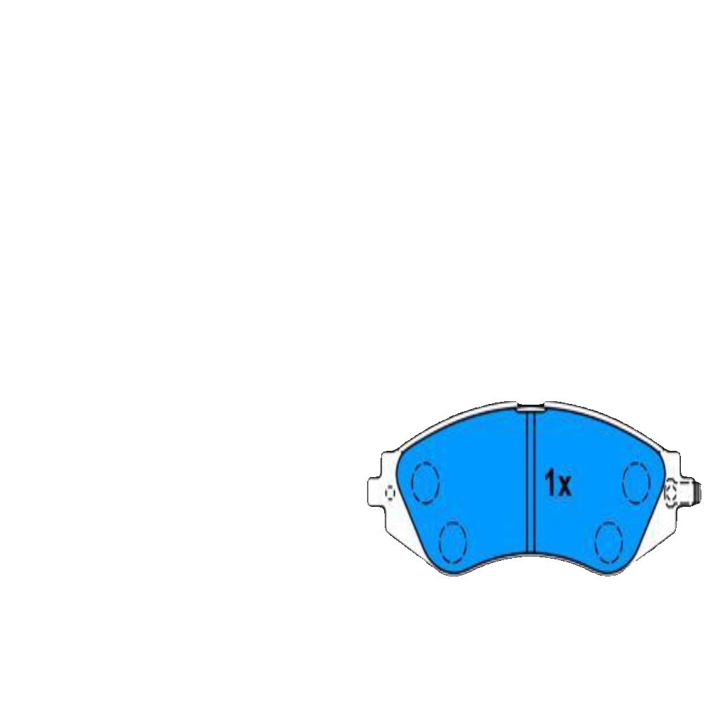 ATE 13.0460-5863.2 Brake Pad Set, disc brake for CHEVROLET,DAEWOO