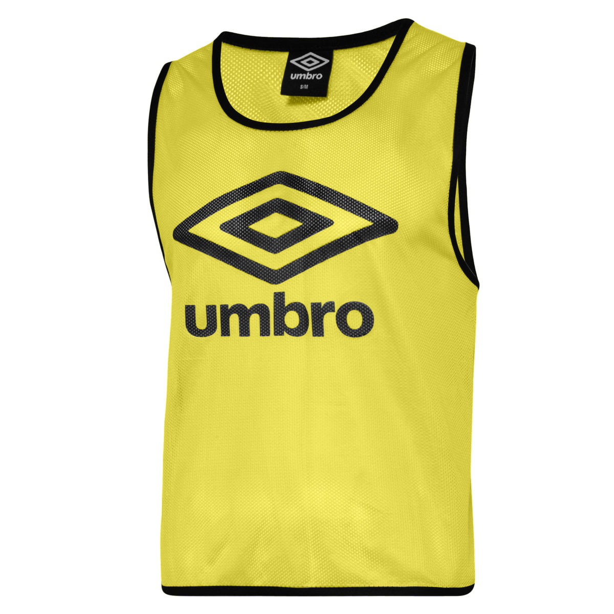 Umbro Unisex Yellow Training Bib In Medium