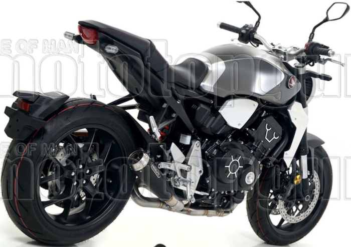 Exhaust Arrow Pro Race Nichrom Black Honda Cb 1000 R 2018 > 2022