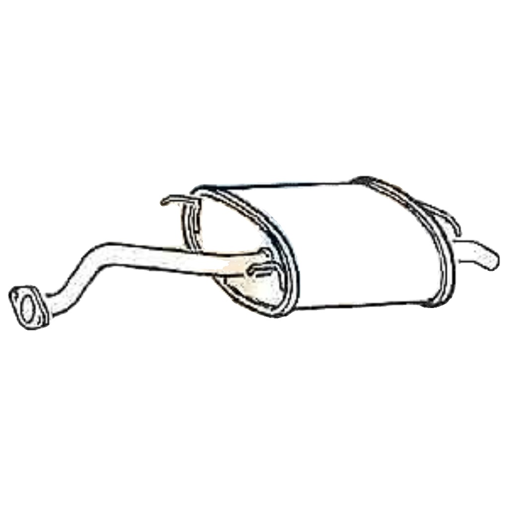 Klarius box with tail pipe fits Rover 45 1.8 99-05 RR322W