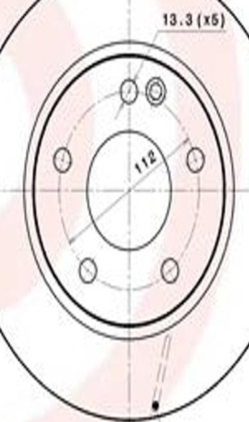 Brembo Brake Disc (Pair) 09.7359.21