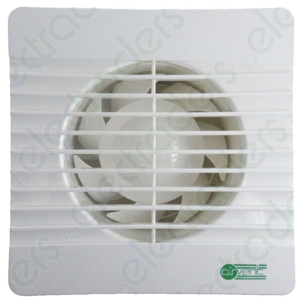 Airvent 431302 Low Profile Extractor Fan - Timer Model 100mm / 4 Inch