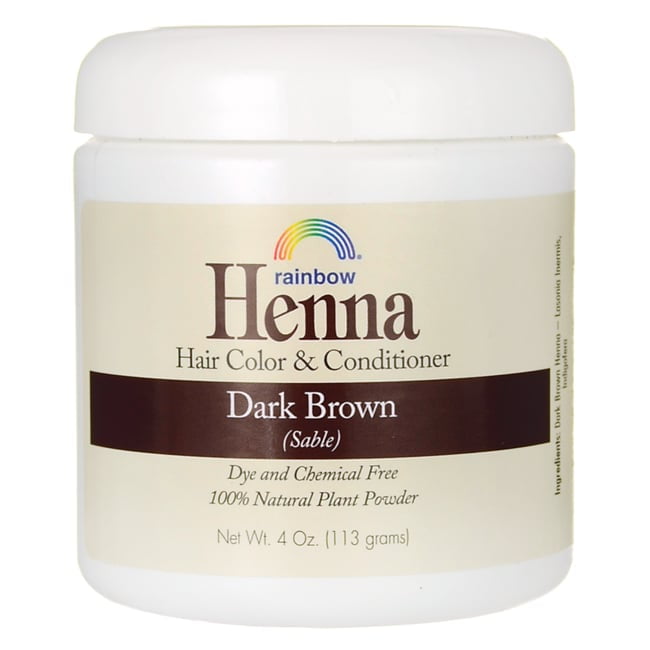 Rainbow Research Henna Hair Color And Conditioner Persian Dark Brown Sable - 4 Oz - Image 2