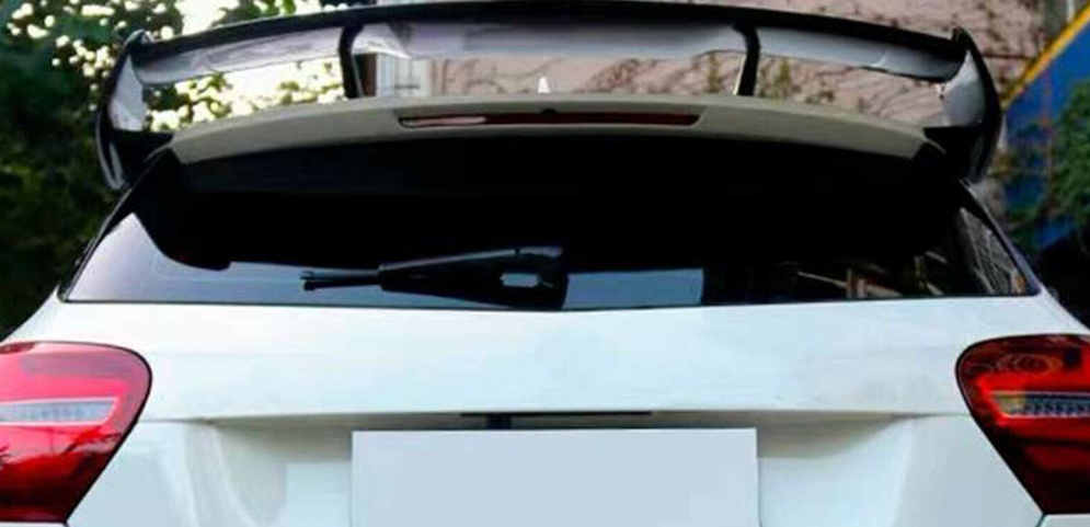 Rear Roof Boot Lip Spoiler Sport Gloss Black Fits Mercedes A Class W176 - Image 2