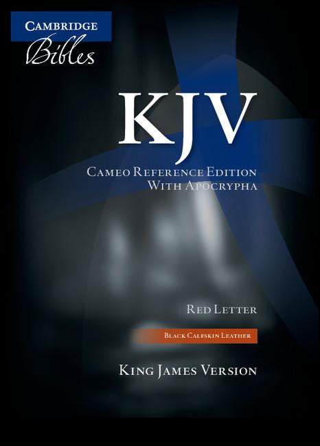 Cambridge-University-Press Kjv Cameo Reference Bible With Apocrypha, Black Calfskin Leather, Red-Letter Text, Kj455:xra Black Calfskin Leather (Bible Akjv) - Image 6