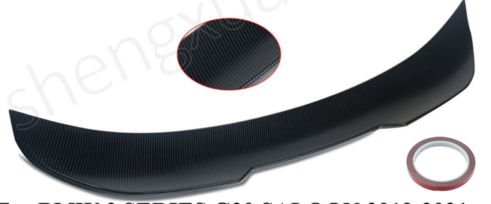 FOR BMW 3 SERIES G20 G80 M3 PSM STYLE CARBON LOOK REAR BOOT TRUNK SPOILER 2019+