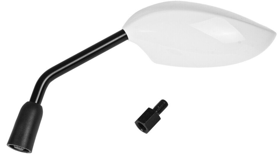 Left Rearview Mirror Universal V Parts with Adapters for Motorcycle Spare Parts
