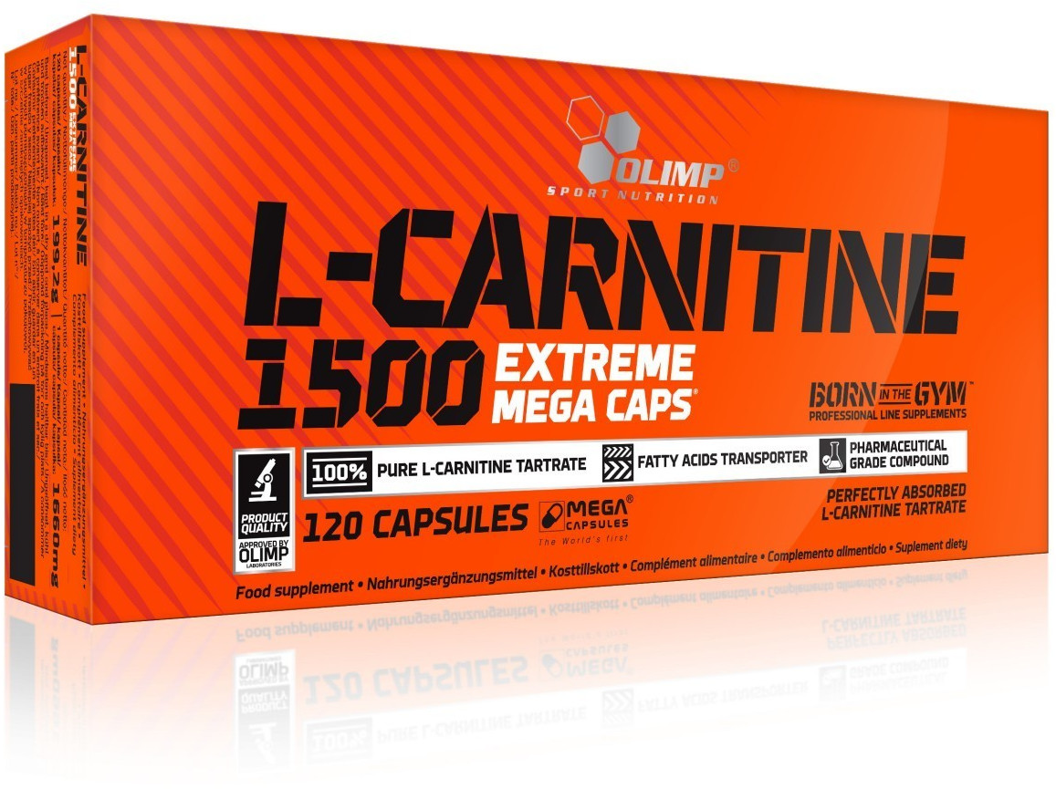OLIMP L-CARNITINE 1500 EXTREME diet fat weight loss 120 mega caps