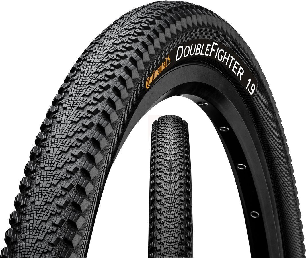 Continental DOUBLE FIGHTER III 29 x 2.0 MTB Slick Mountain Bike Road TYREs TUBEs