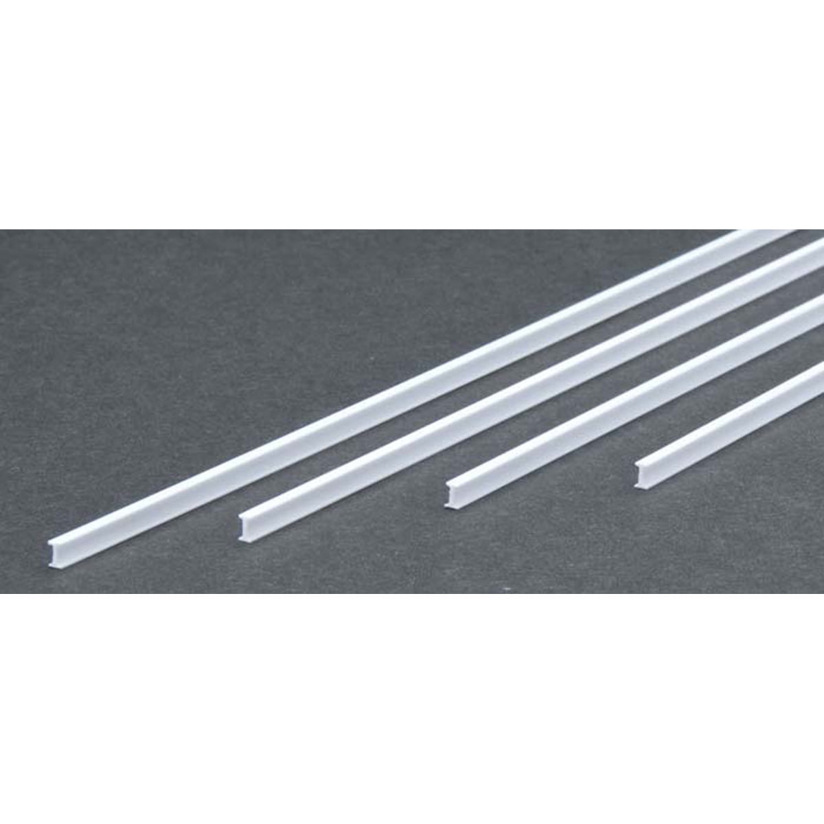 Evergreen Scale Models (274) I-Profile, 350x3.2x1.8 - 1/8 mm 4 Pieces