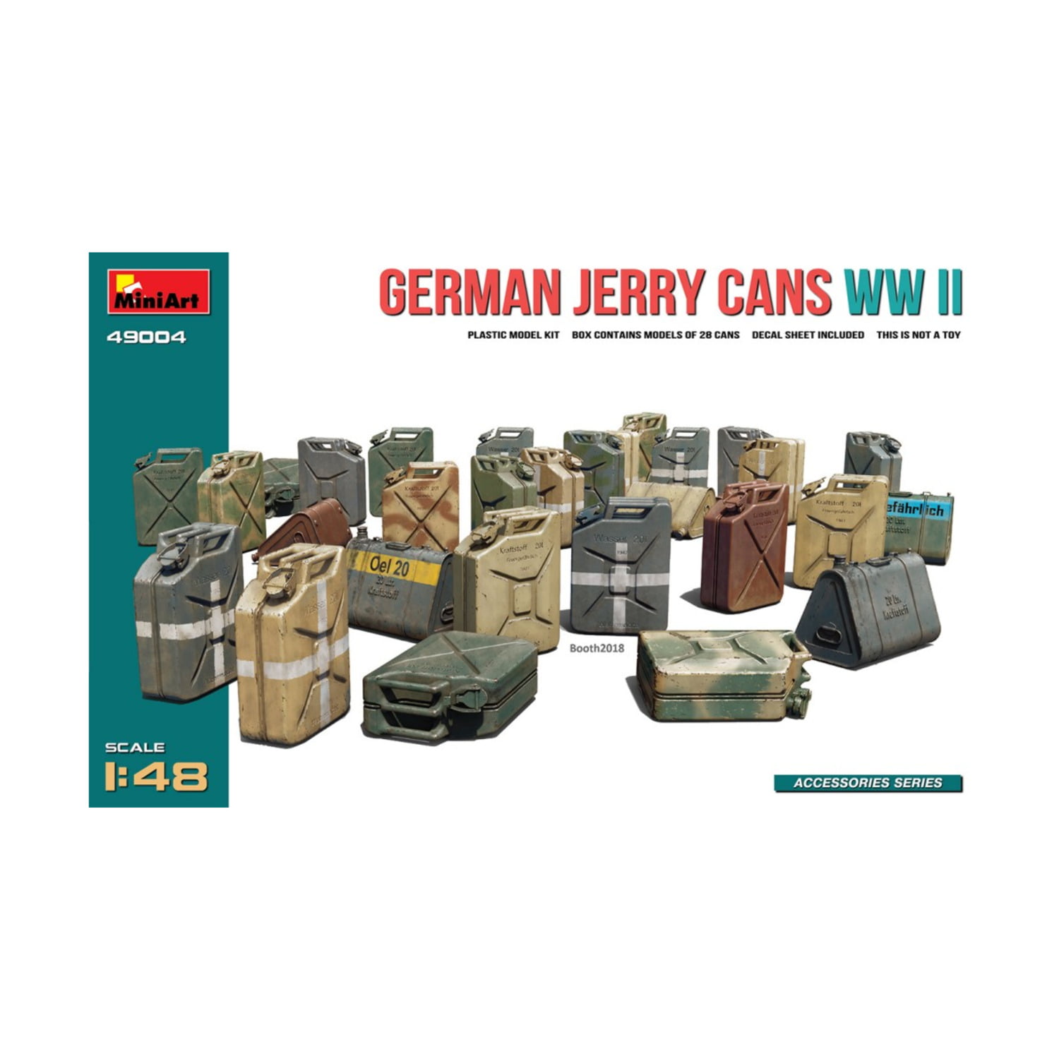 MIN49004 - Miniart 1:48 - German Jerry Cans WWII