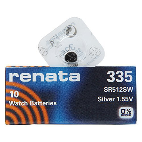 RENATA 335 SR512SW Watch Battery Coin Cell 1.55V Silver Oxide *EXPIRY 07/2027*