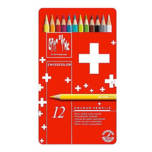 Caran D'Ache Assorted Colour Pencils Set of 12