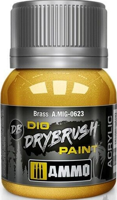Ammo by MIG Drybrush Brass For Model Kits MIG 0623