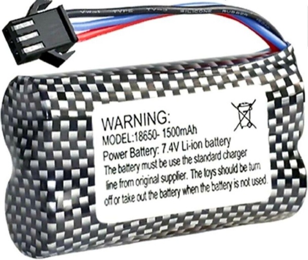 Voltz 2000mAh 9.6V Square Tx Transmitter Battery fits JR, Spektrum, Etronix, ...