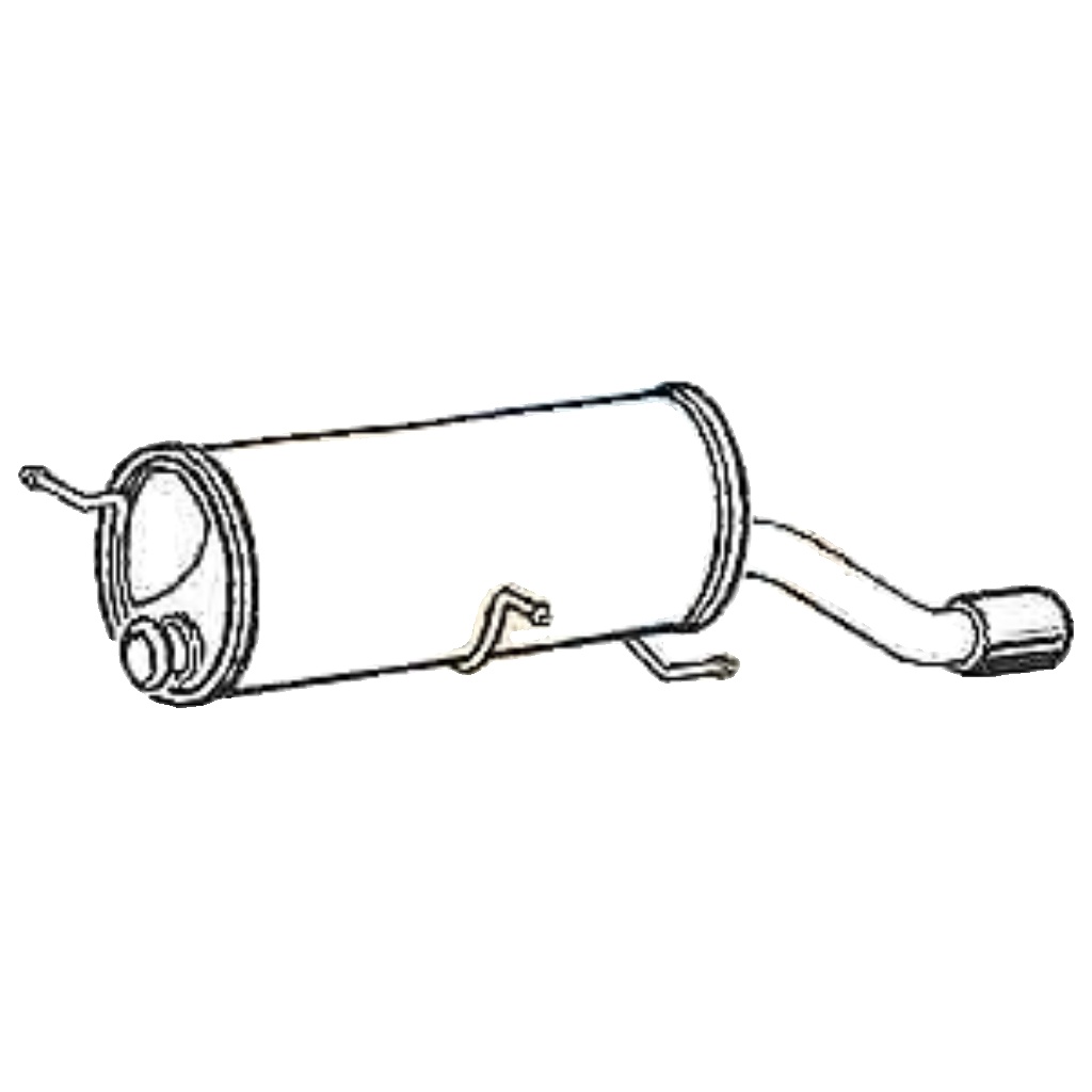 Klarius PG736P Exhaust Rear Box 307 CC 2.0 03-09