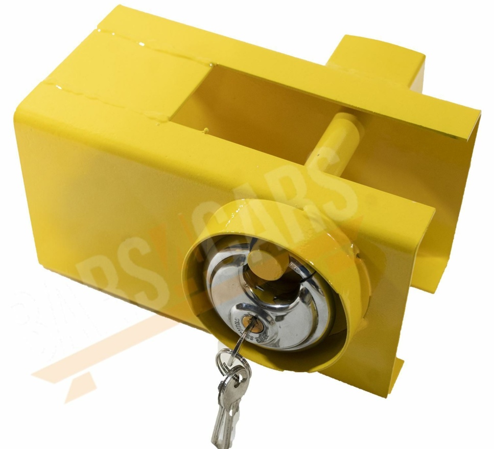 Streetwize Universal Caravan Trailer Hitch Lock Padlock 110mm x 110m SWTT125