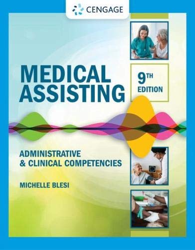 Medical Assisting: Administrative & Clinical Competencies by ... - 9780357502815