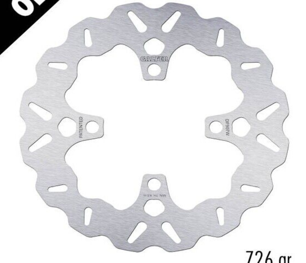 Galfer Rear Brake Disc WAVE FIXED 220x5mm TRIUMPH SPEED TRIPLE 1200 RR 2022