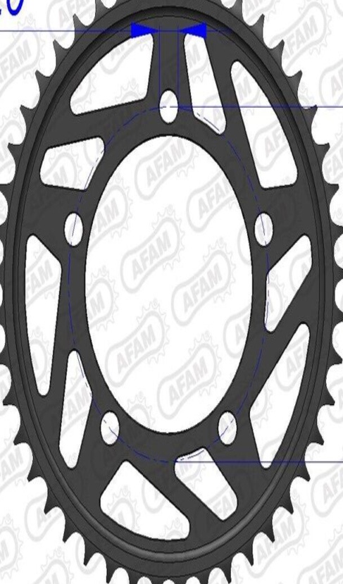 Free Shipping Corona Afam Aluminum 165801-Step 520 For Motorcycle Parts