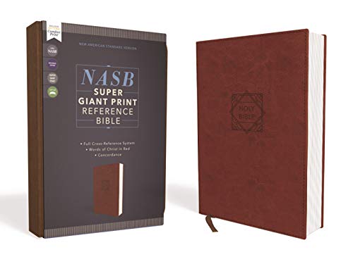 NASB, Super Giant Print Reference Bible (Font Size: 16.5-poin... - 9780310455080